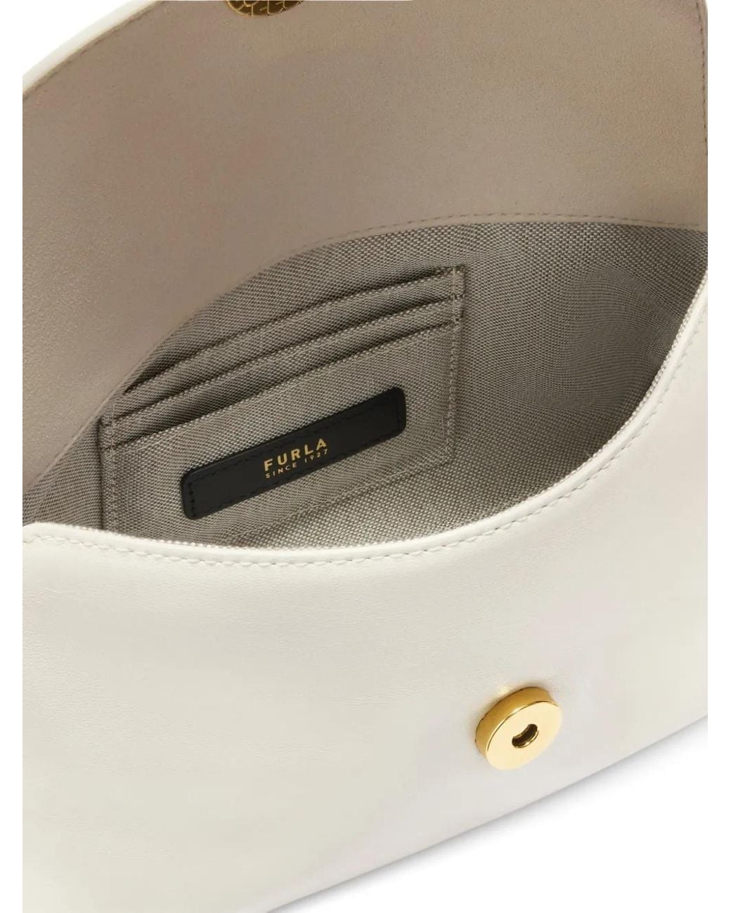 Furla Natural Mini Sac En Cuir Sfera Trapézoïdal