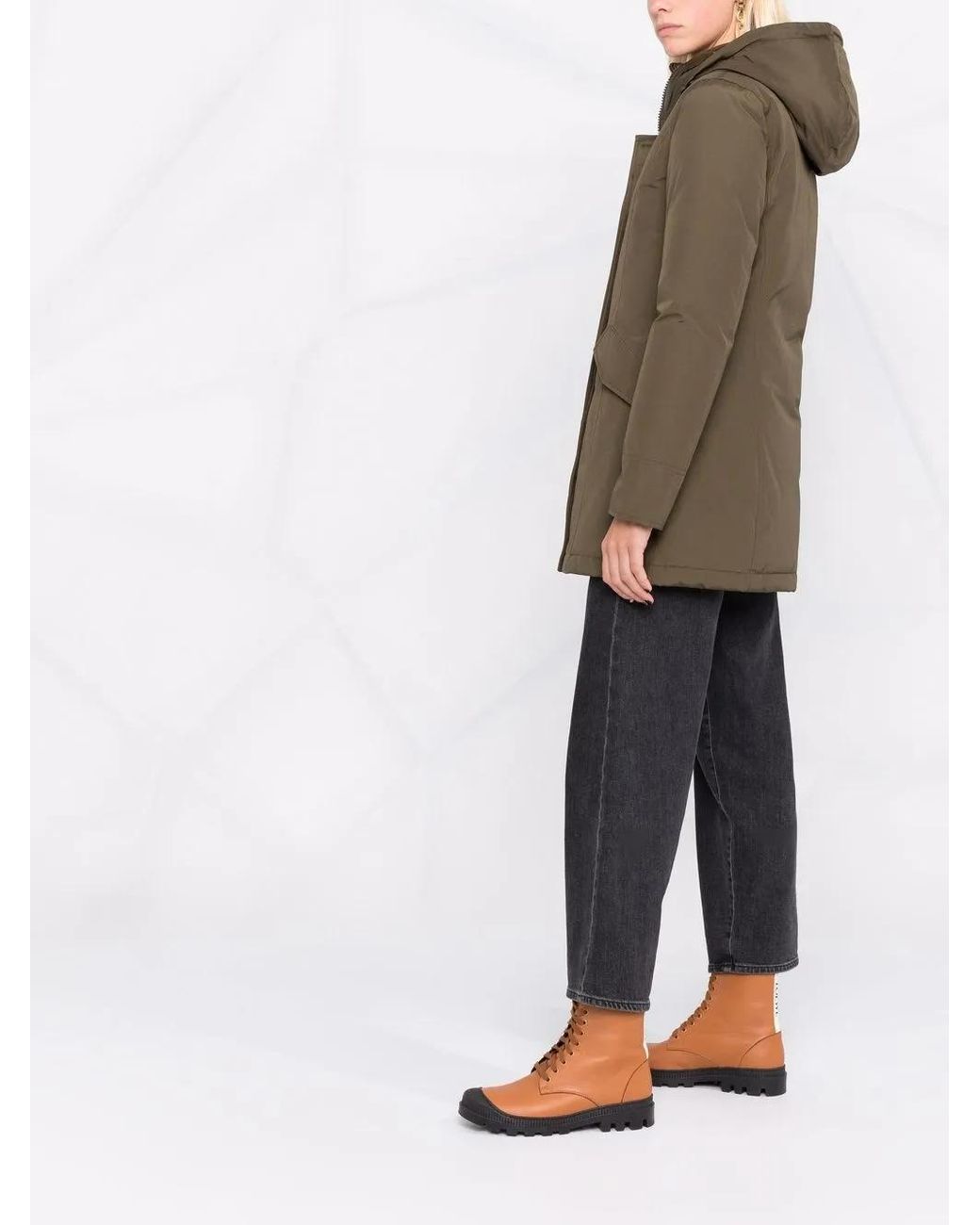 Woolrich Green Arctic Parka