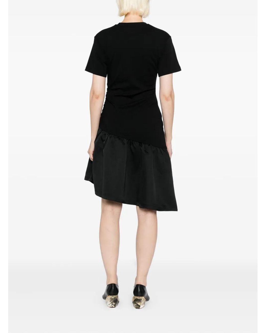 Karl Lagerfeld Black Logo-Embossed Dress