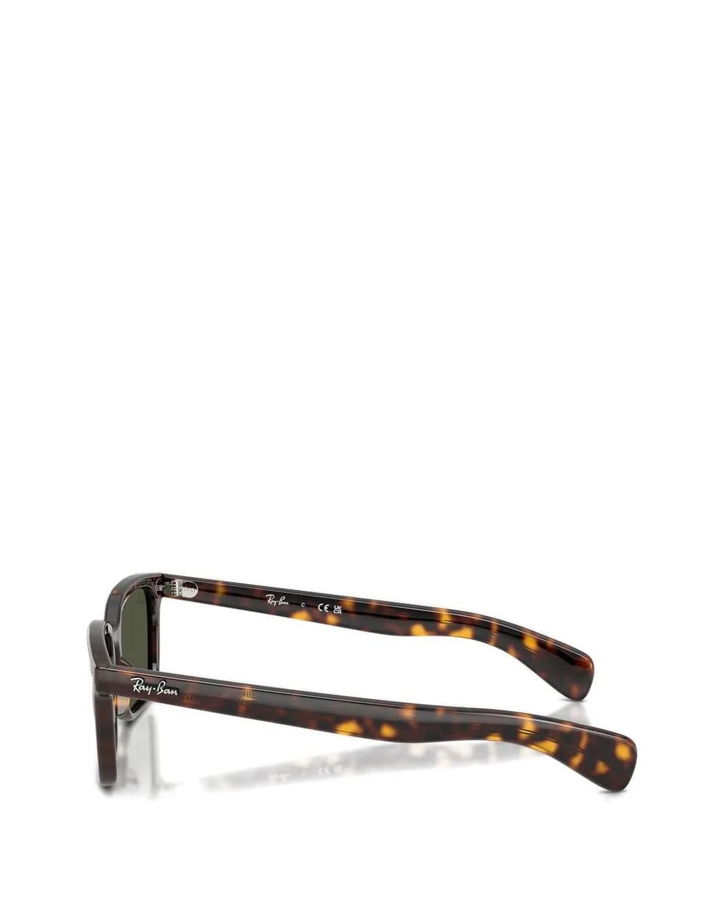 Ray-Ban Green Brunel Rectangle-Frame Sunglasses