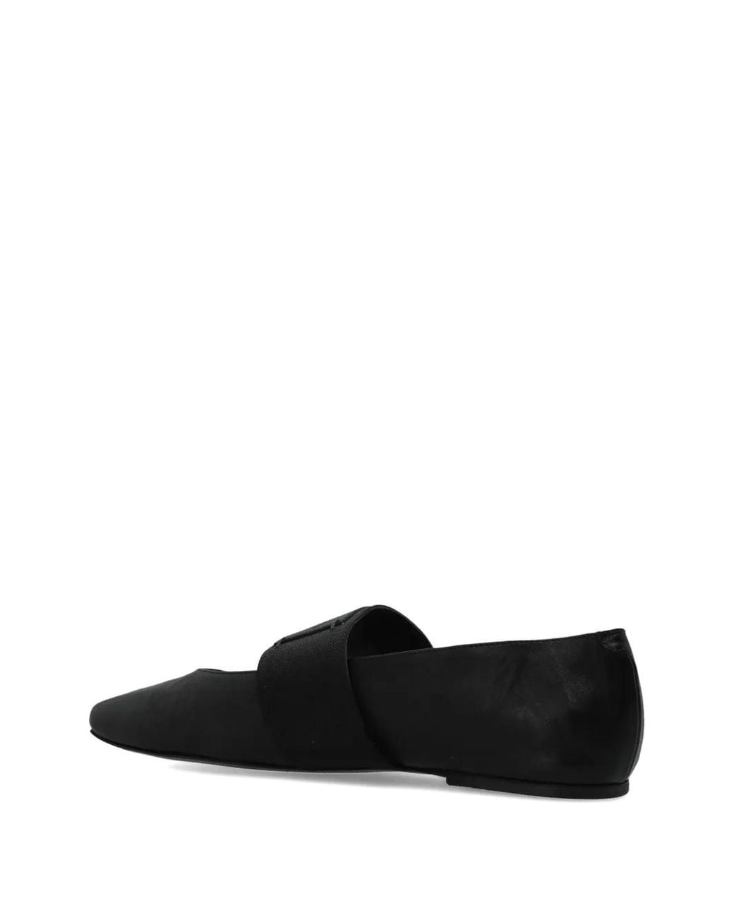 Givenchy White Sliced Square Ballerina Tonal