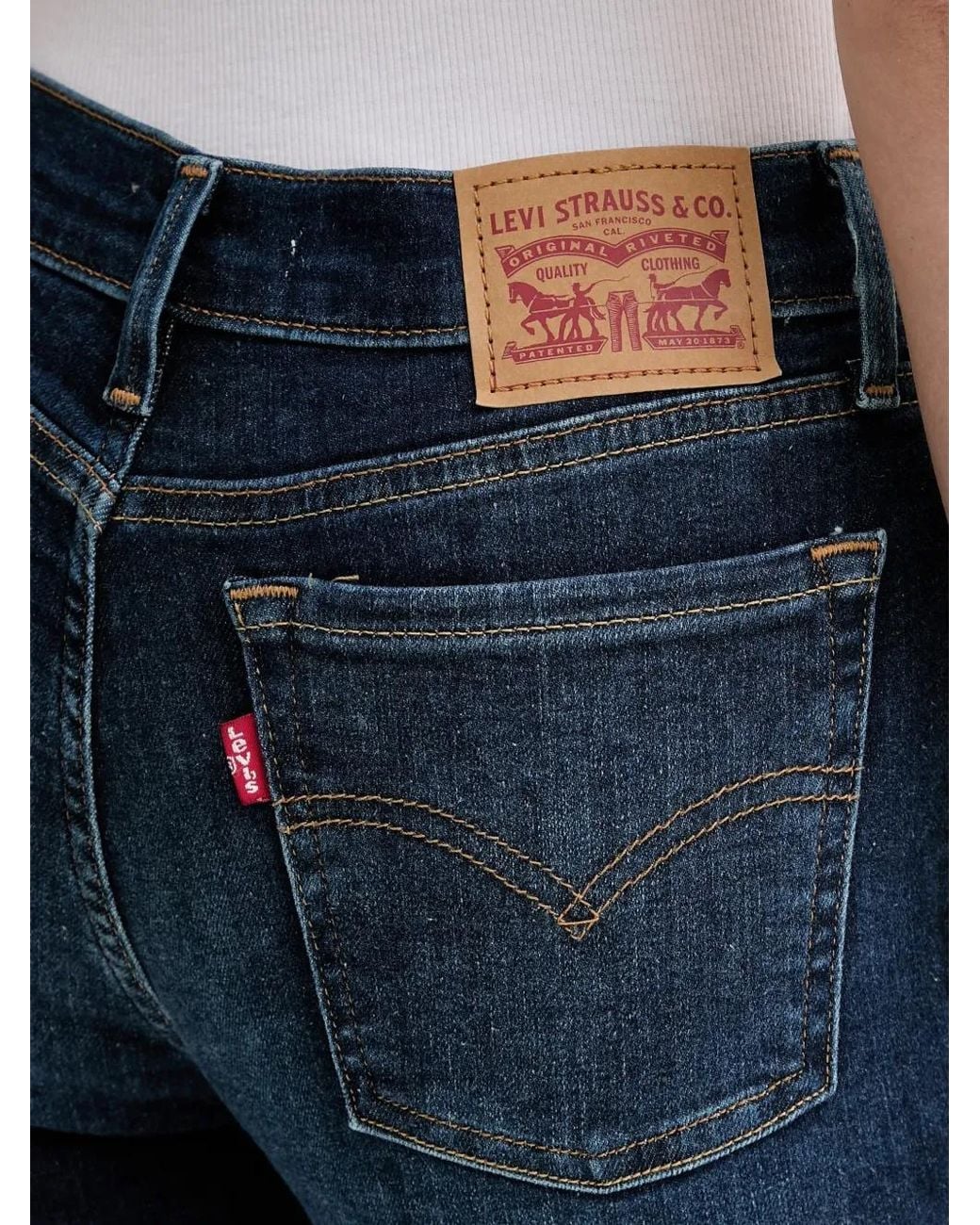 Levi's Blue 710 Denim Jeans