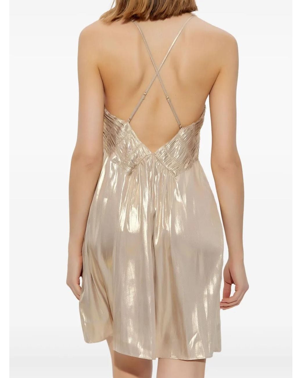 Zadig & Voltaire Rayonna Satin in Natural | Lyst