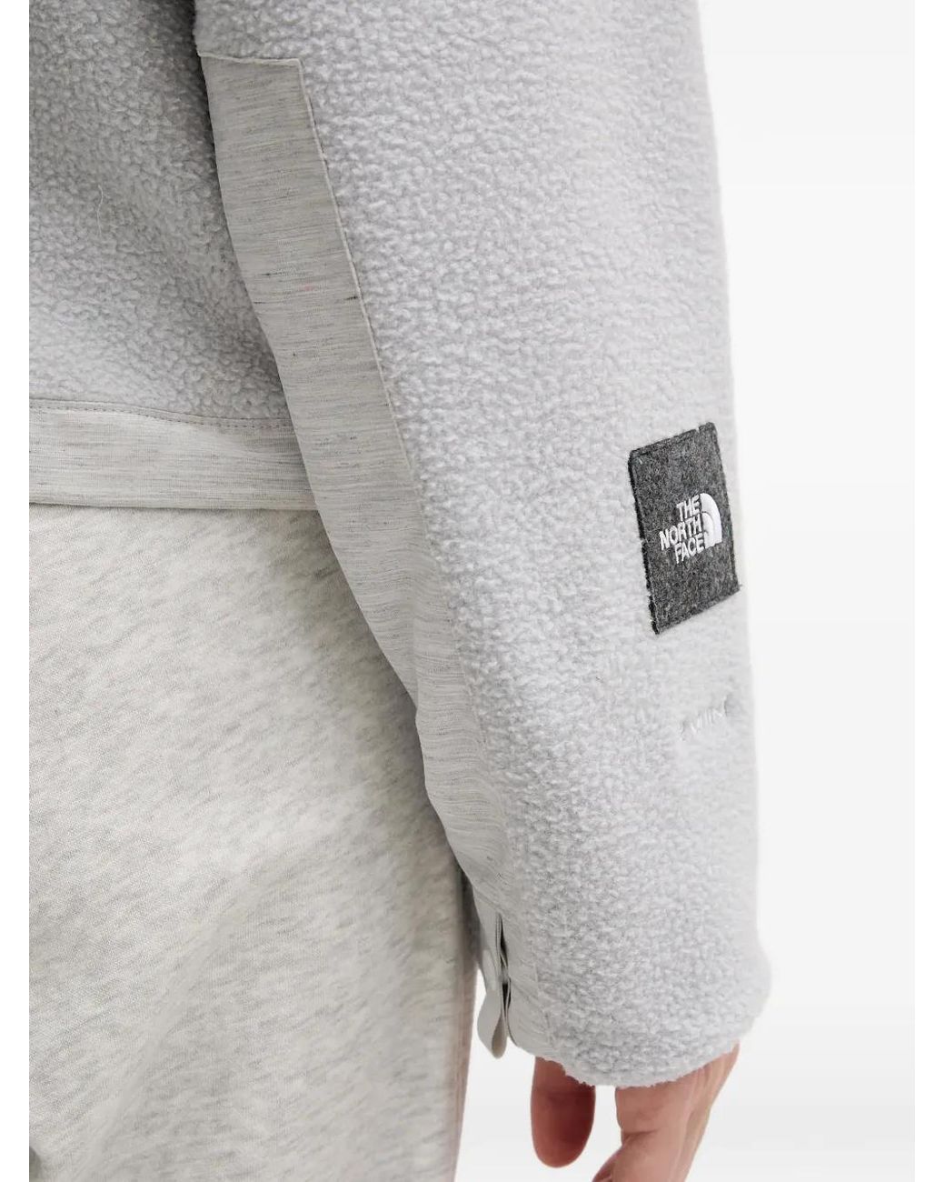 The North Face Gray Zip-Fastening Fleece Jacket