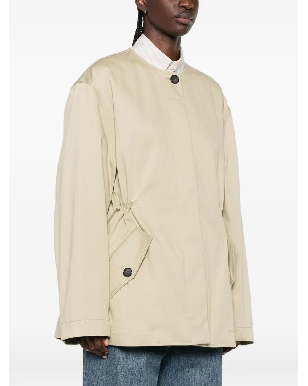 Totême Natural Cotton Twill Jacket