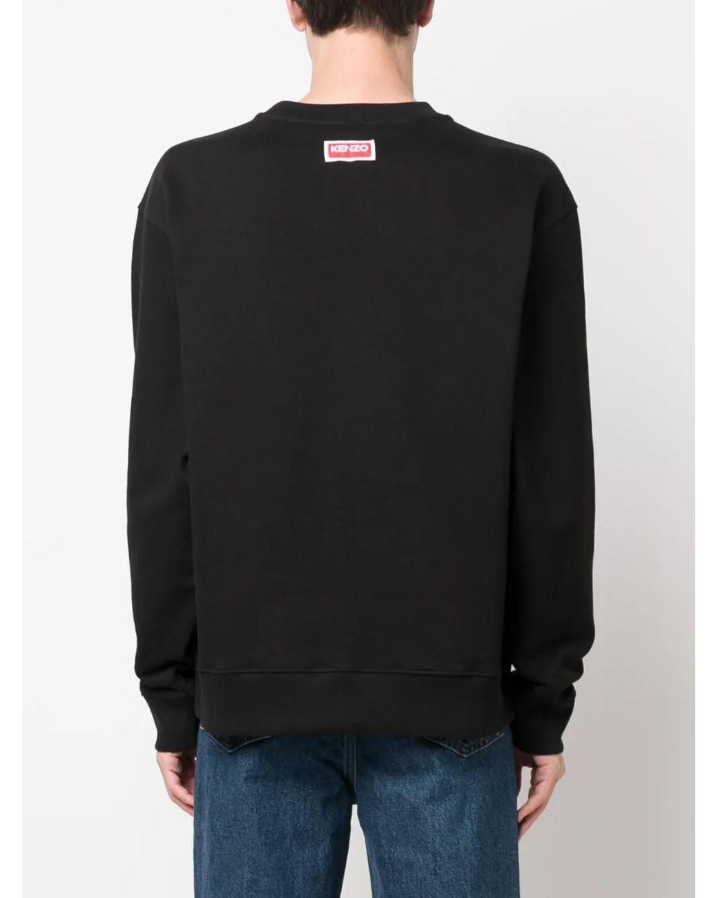 KENZO Black Flower Boke Sweatshirt for men