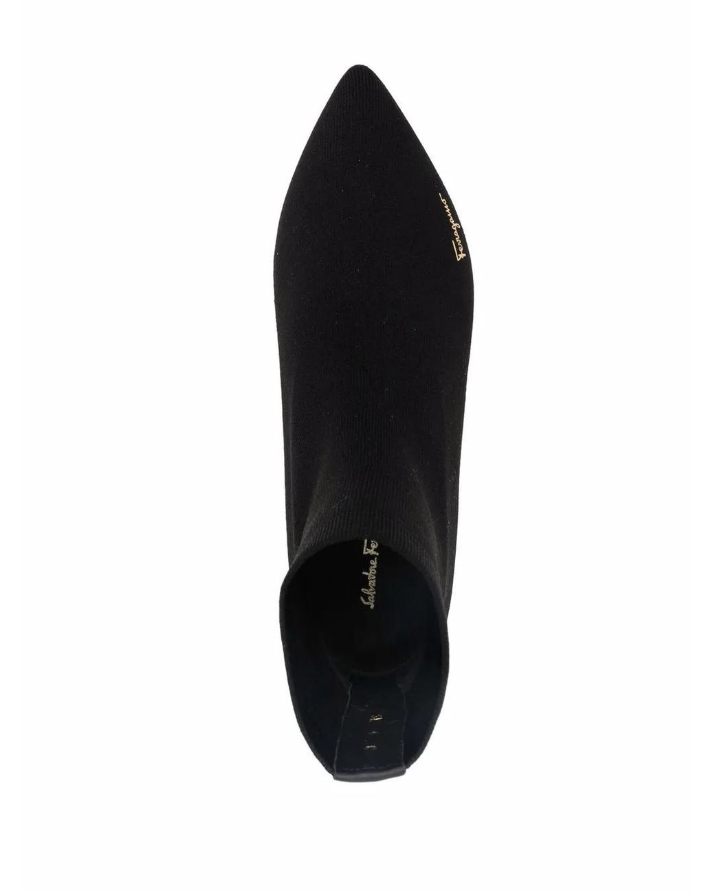 Ferragamo Black Missy Logo Boots