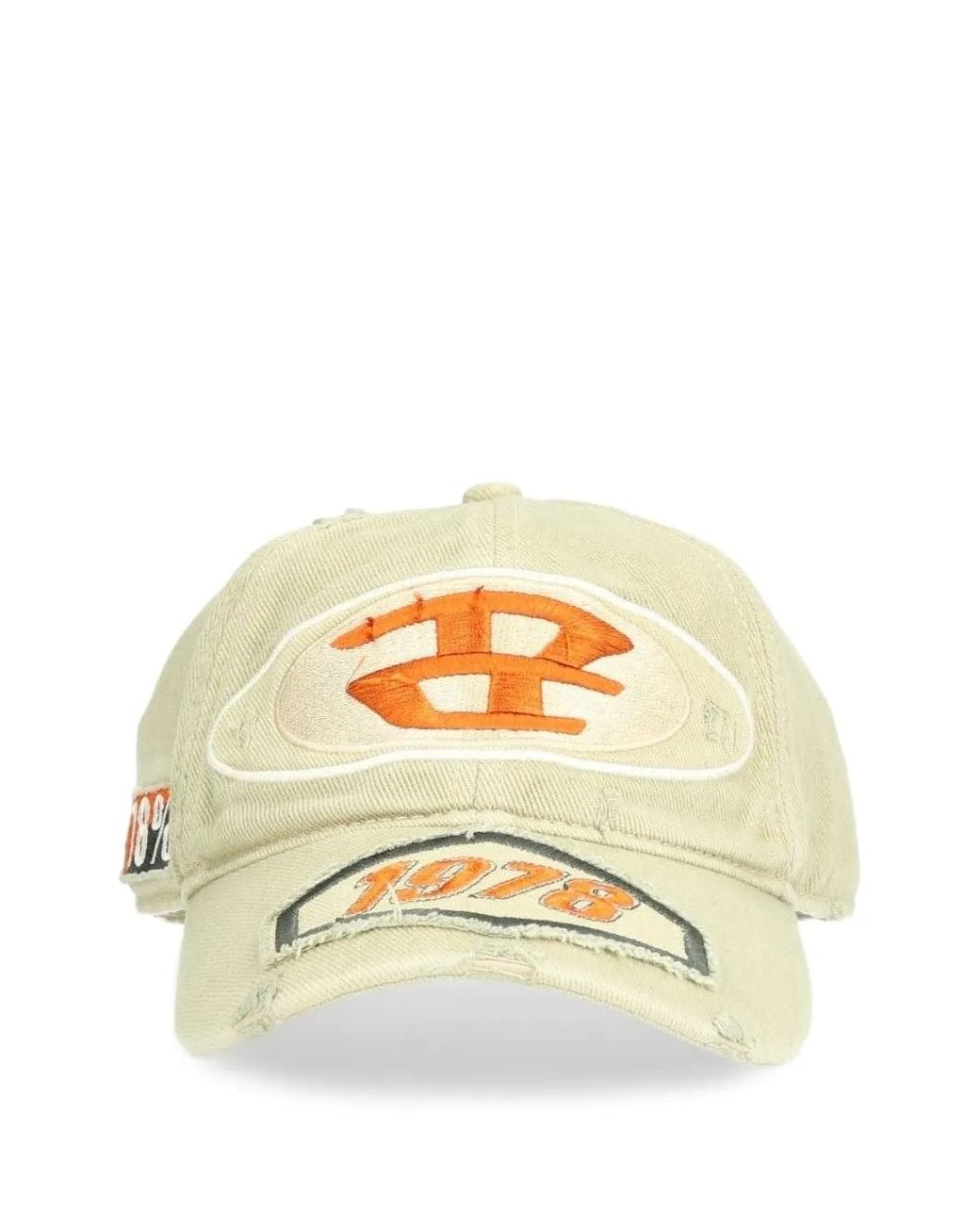 DIESEL Metallic Logo-Embroidered Baseball Cap for men