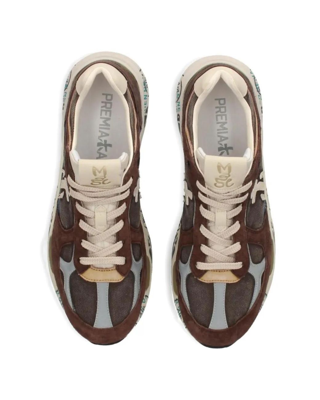 Premiata White Mase Sneakers for men