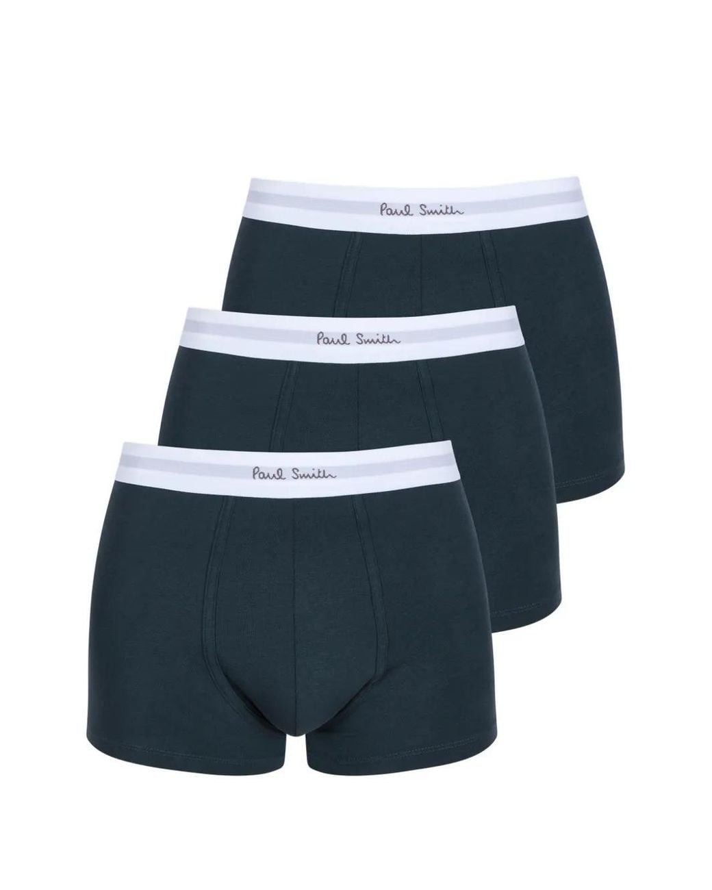 Paul Smith Blue Classic Boxer Briefs Three Pack for men
