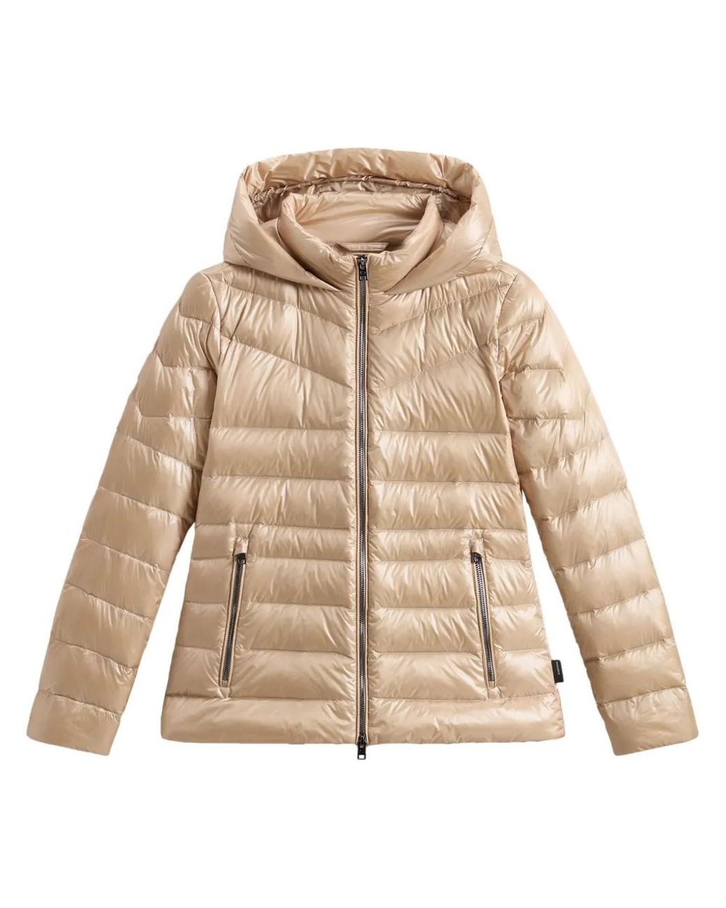 Woolrich Natural Aliquippa Puffer Jacket