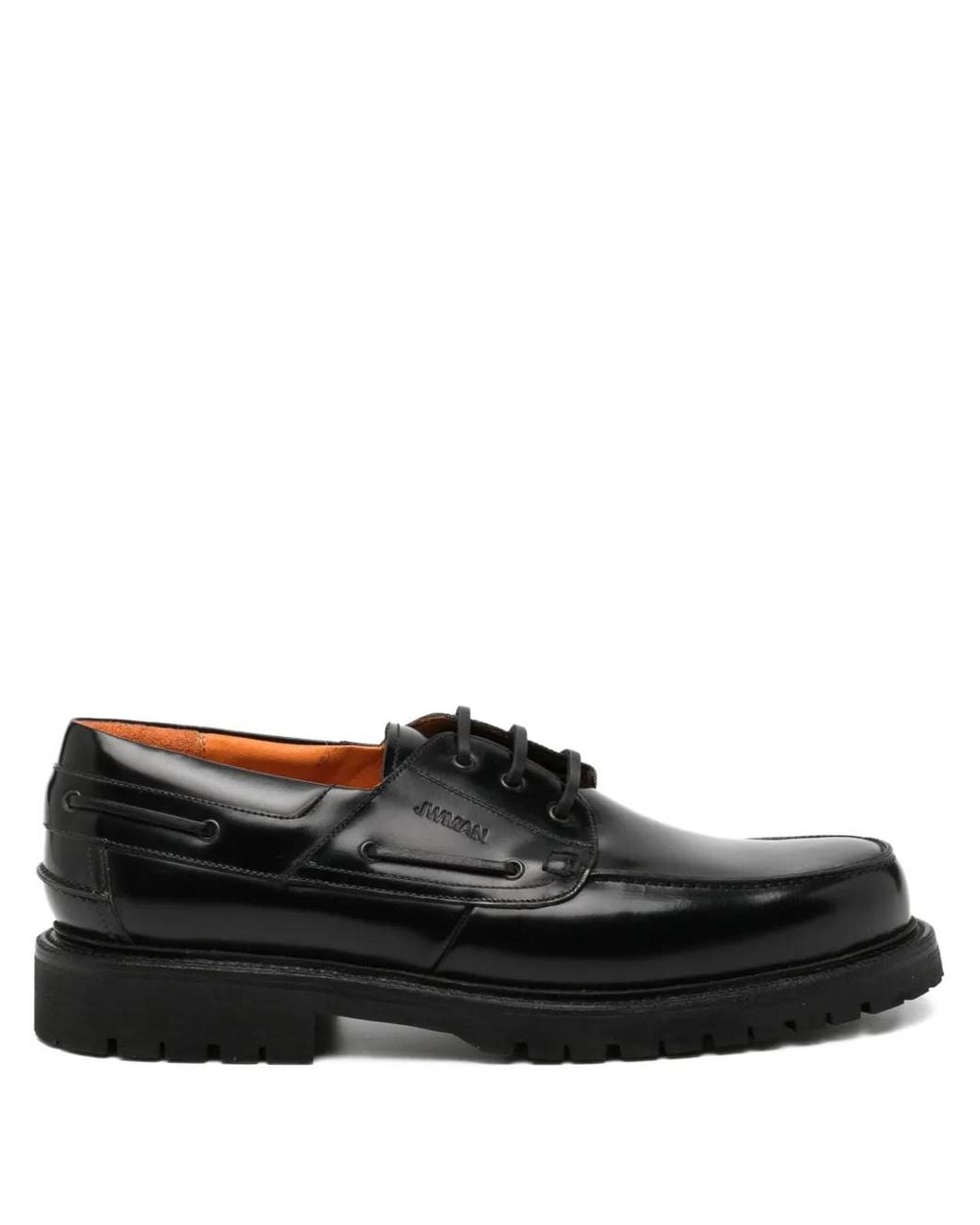 Junya Watanabe Black Lace-Up Derby Shoes for men