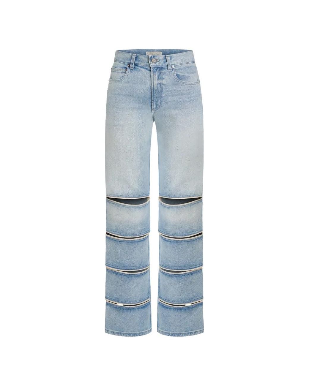 Contessa Mills Blue Jean New Arcada À Bords En Cuir