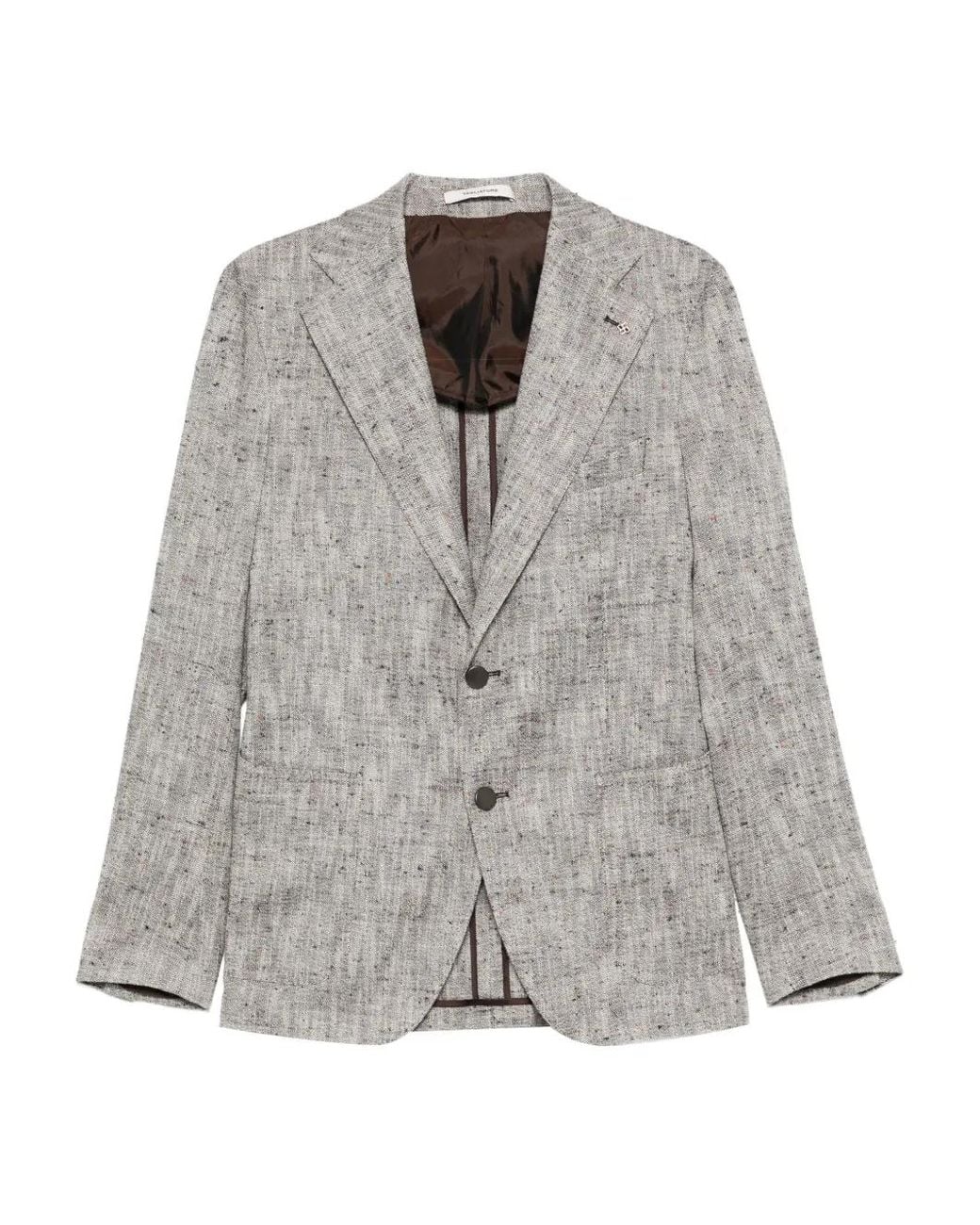 Tagliatore Gray Two-Button Blazer for men