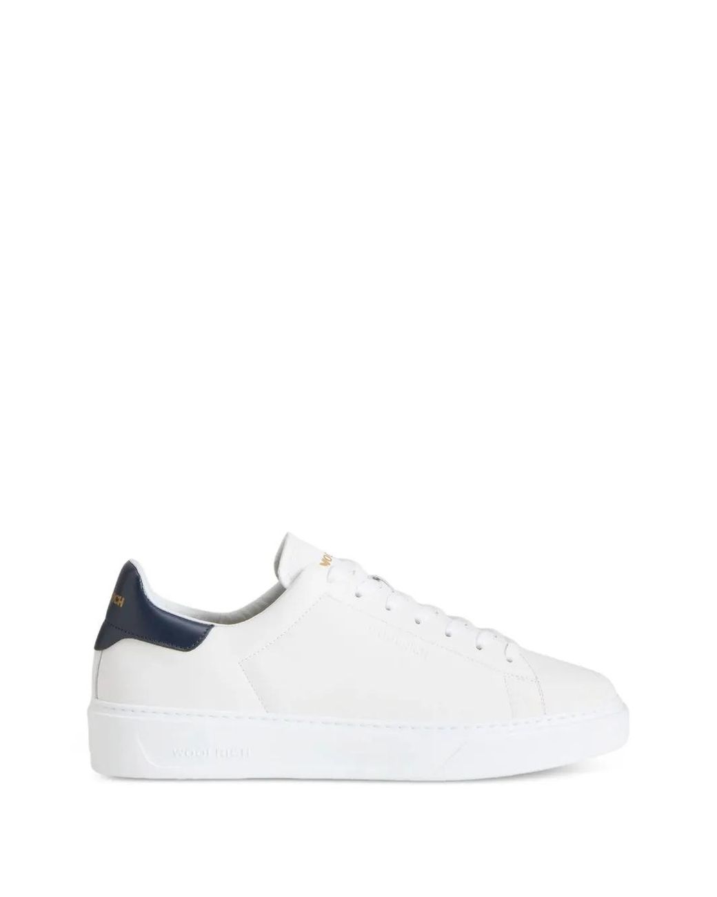 Woolrich White Classic Court Sneaker for men