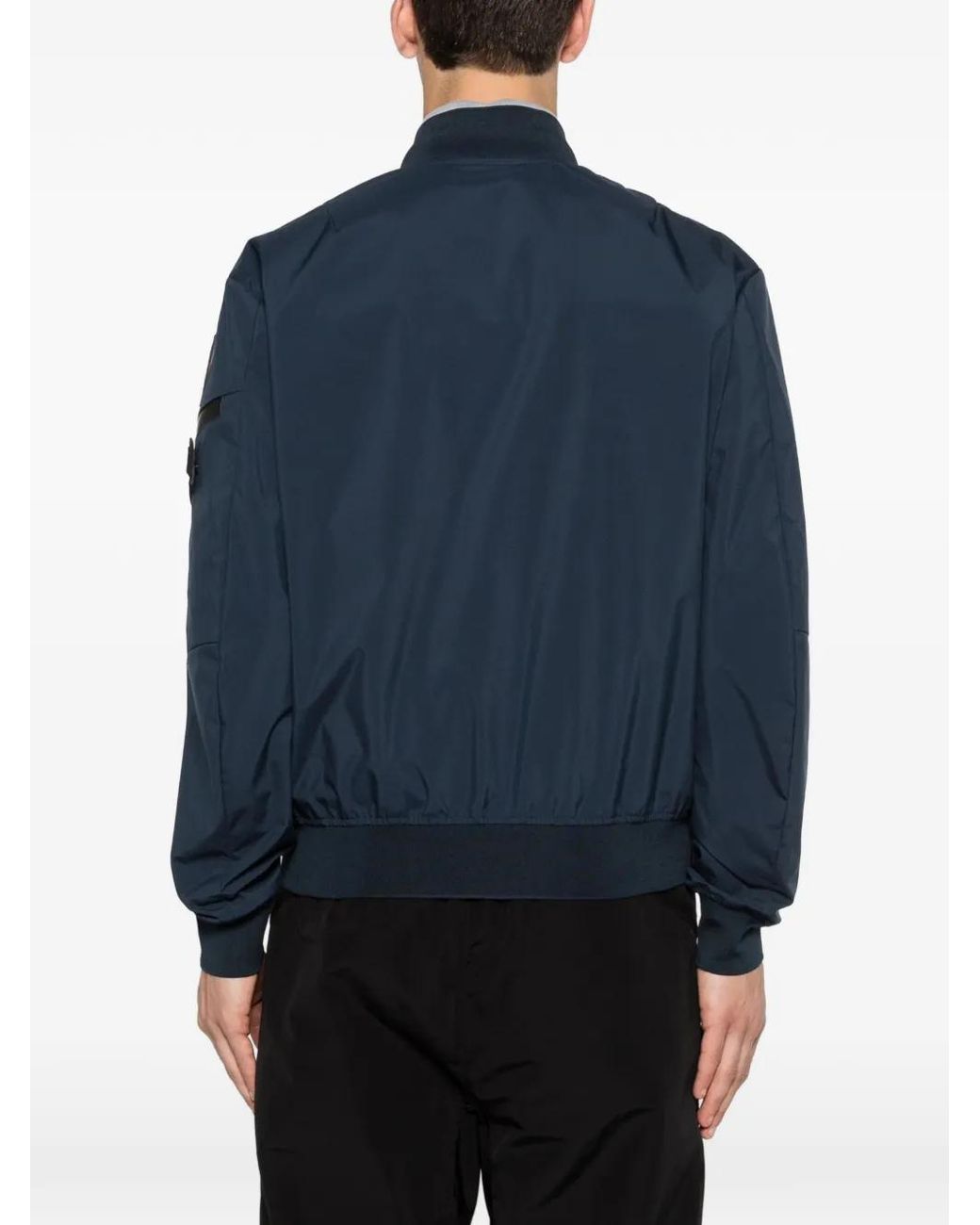 Blauer Blue Logo-Patch Bomber Jacket for men