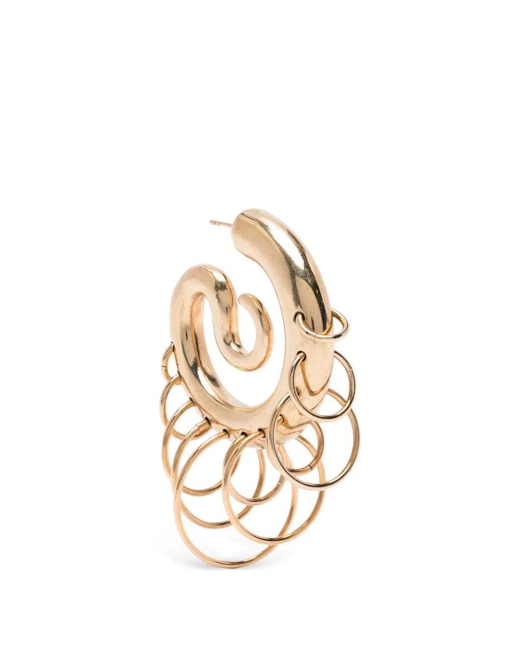 Panconesi Metallic Medium Serpent Earrings