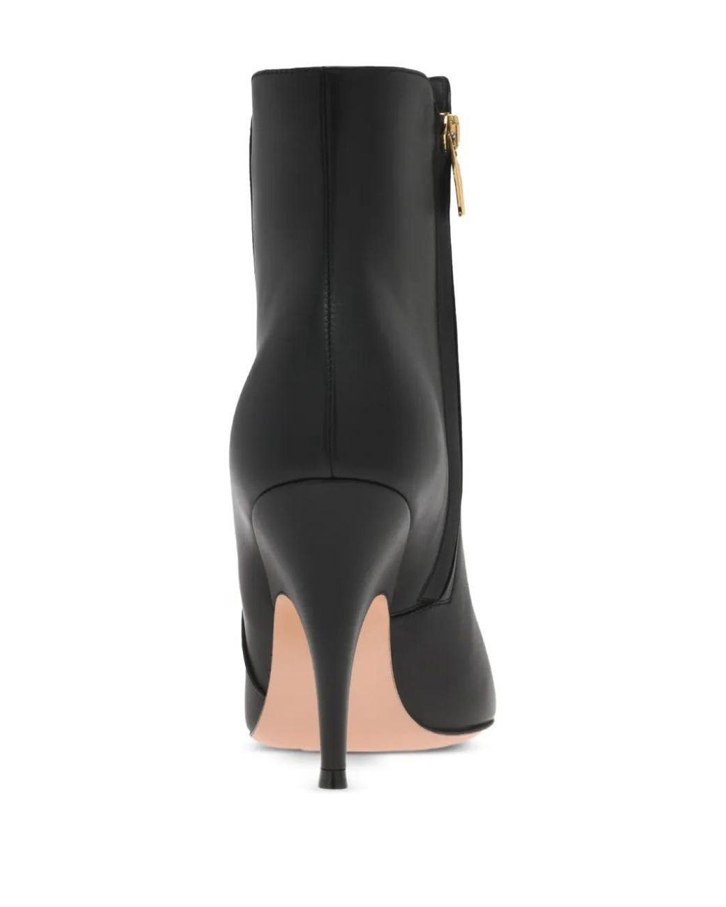 Gianvito Rossi Black Sofia Pointed-Toe Ankle Boots