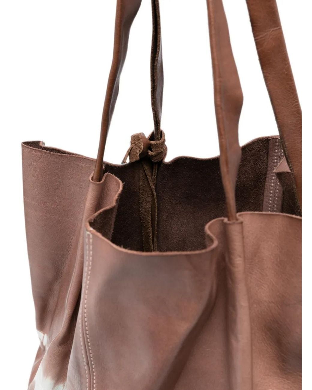 SOMMET Brown Nara Tie-Dye Shoulder Bag