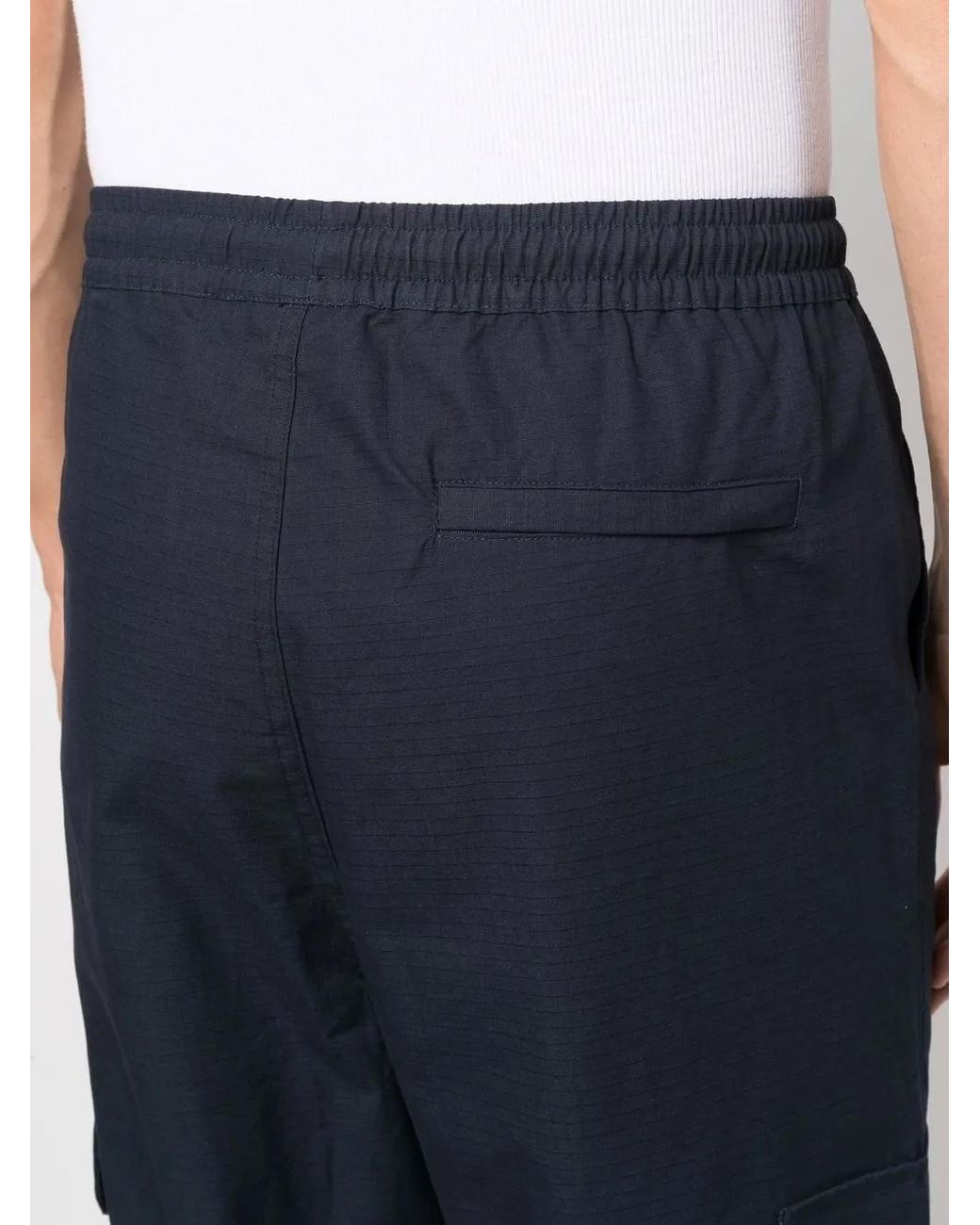 Daily Paper Blue Mashun Ripstop Cargo Trousers for men