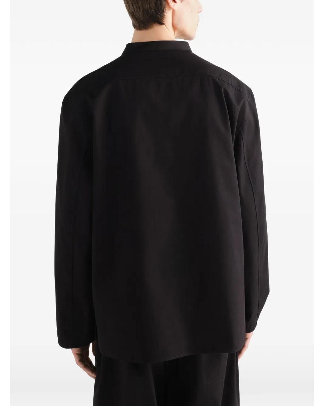 Lemaire Black V-Neck Top for men