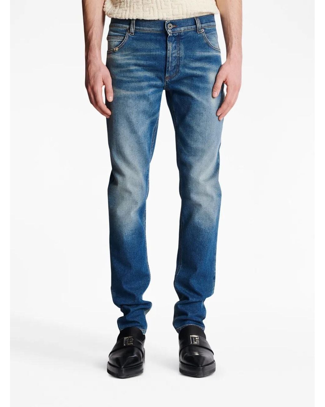 Balmain Blue Slim Jeans for men