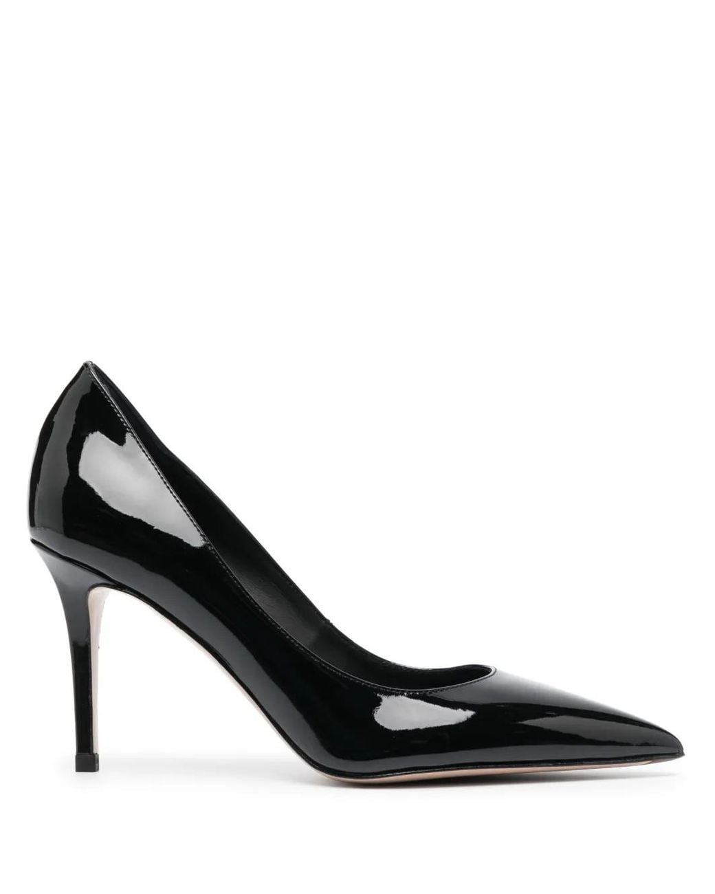 Le Silla Black Eva 80Mm Patent Leather Pumps