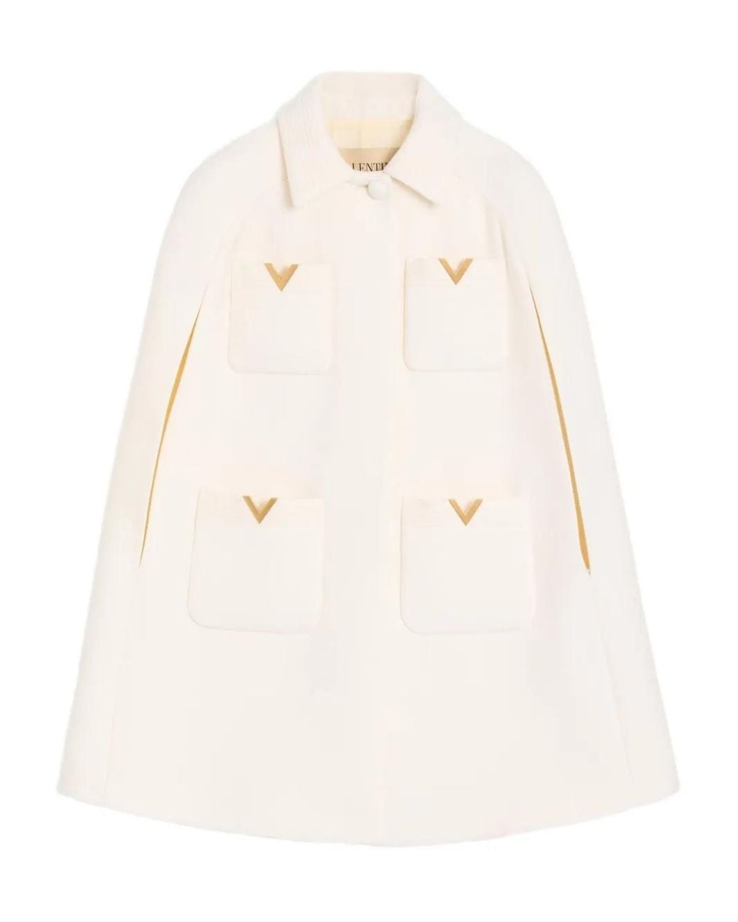 Valentino Garavani Natural Drill Double Cape
