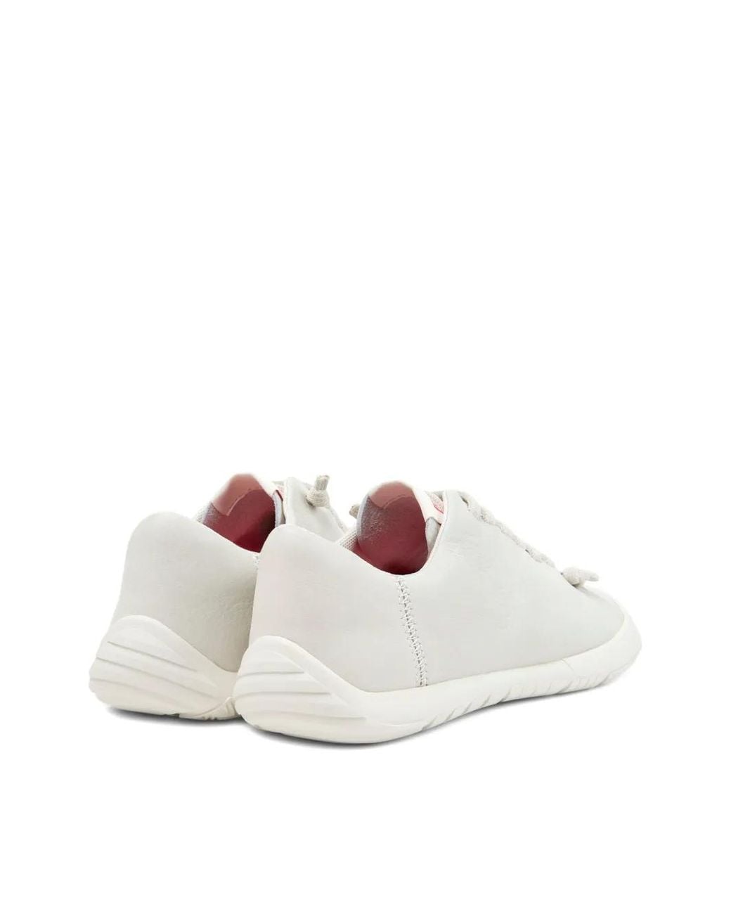 Camper White Peu Path+ Leather Sneakers