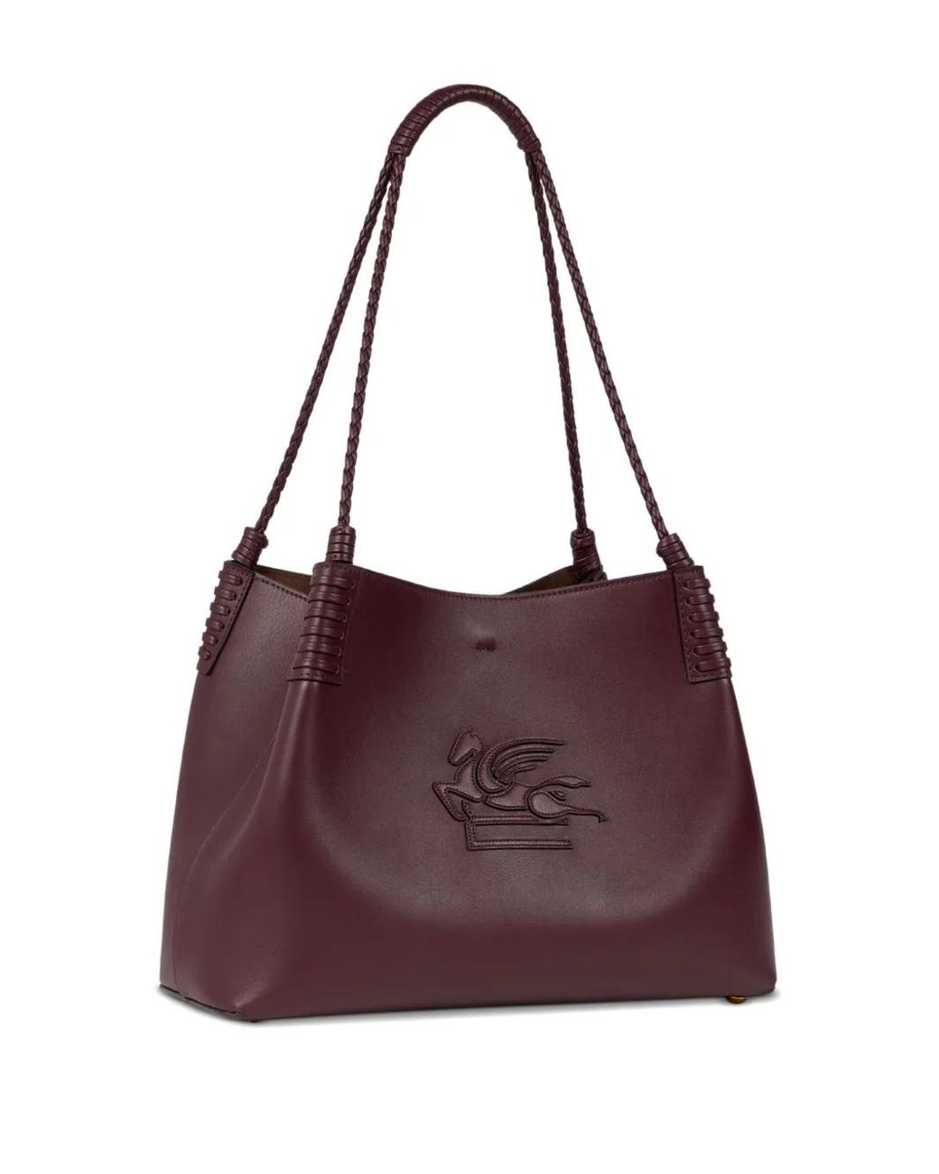 Etro Purple Medium Libra Tote Bag