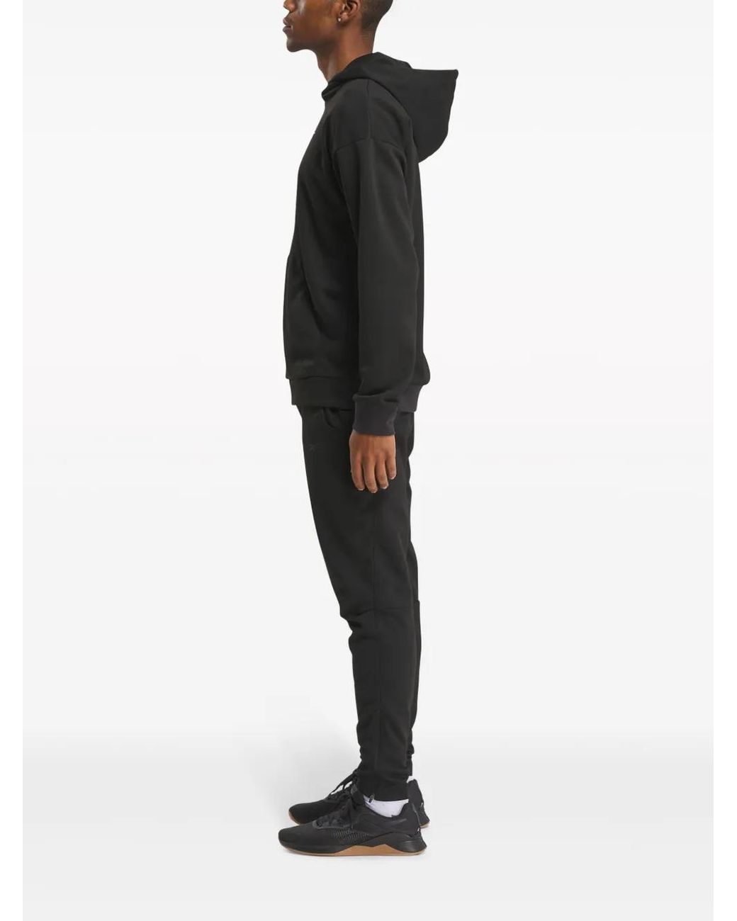 Reebok Black Strength Knitted Track Pants for men