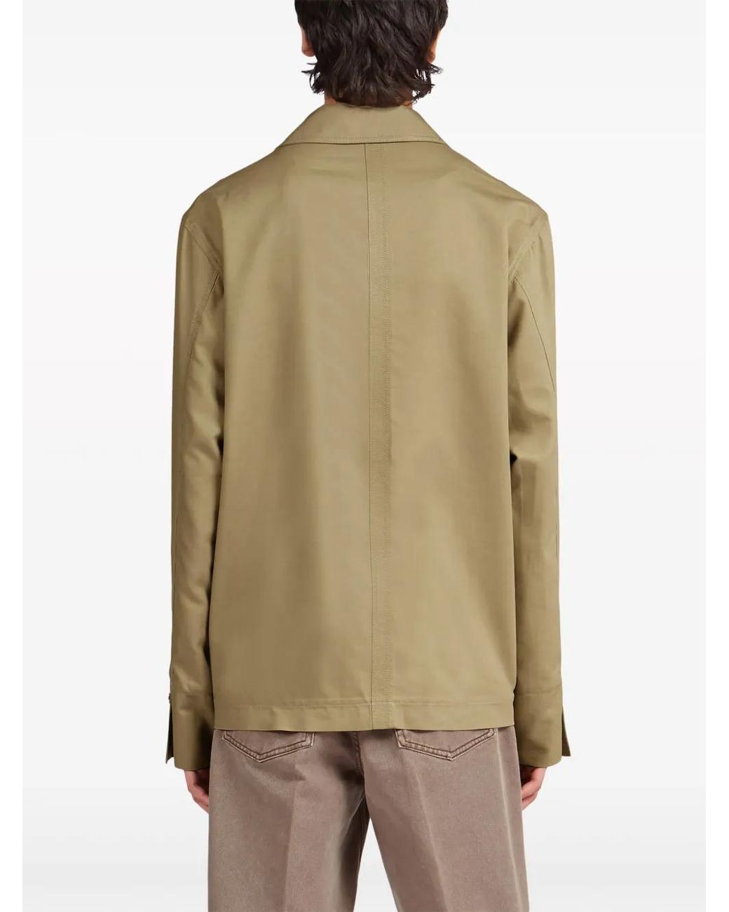 Ferragamo Natural Washed Five Pocket Trousers for men