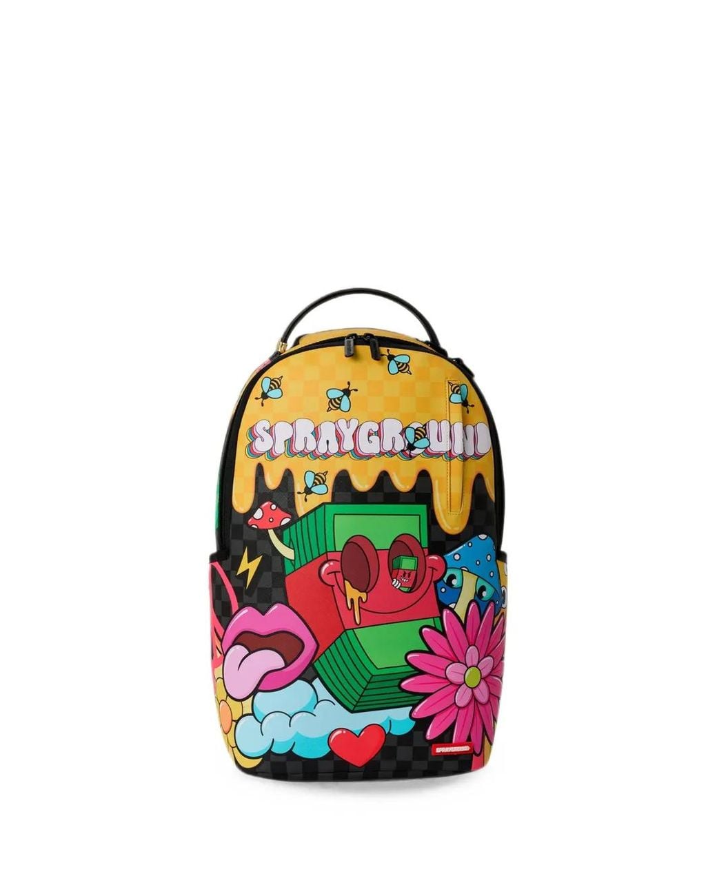 Sprayground Blue Sac À Dos Wtf Trippy Money Boy À Imprimé Graphique for men
