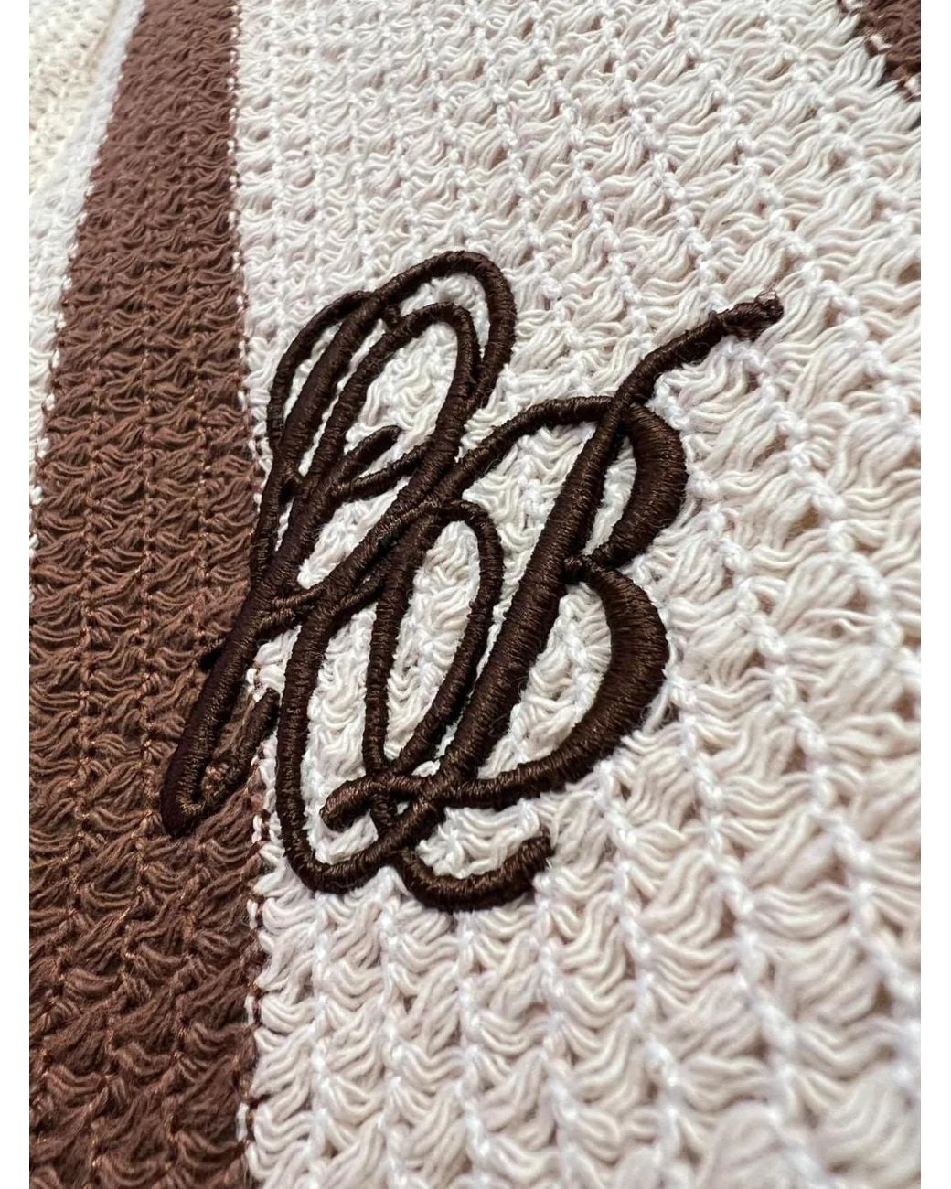 Only the Blind Natural Crochet Rust Shorts for men