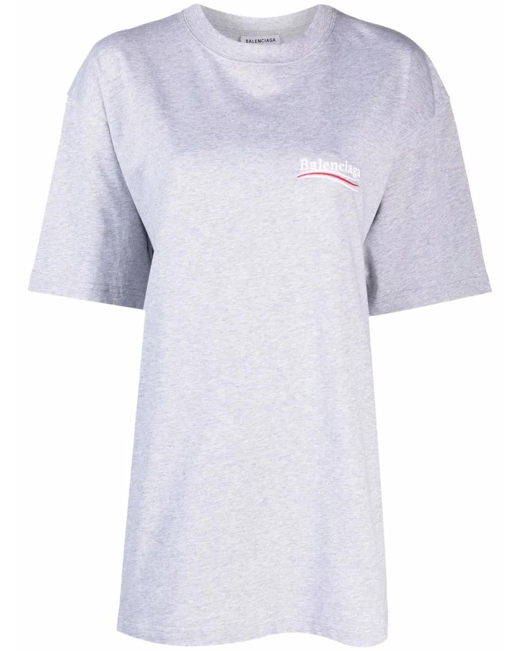 Balenciaga Blue Political Campaign T-Shirt