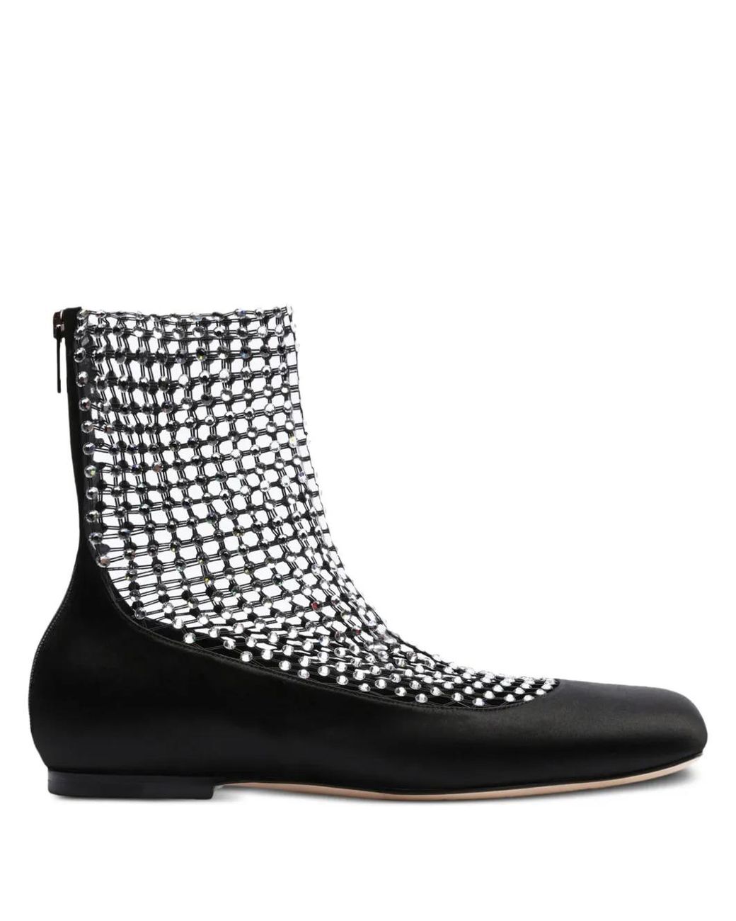 Rene Caovilla Black Galaxia 10 Ballerinas With Rhinestones
