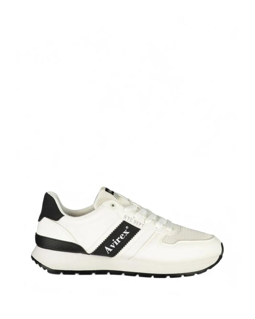 Avirex White Baskets À Logo Imprimé for men
