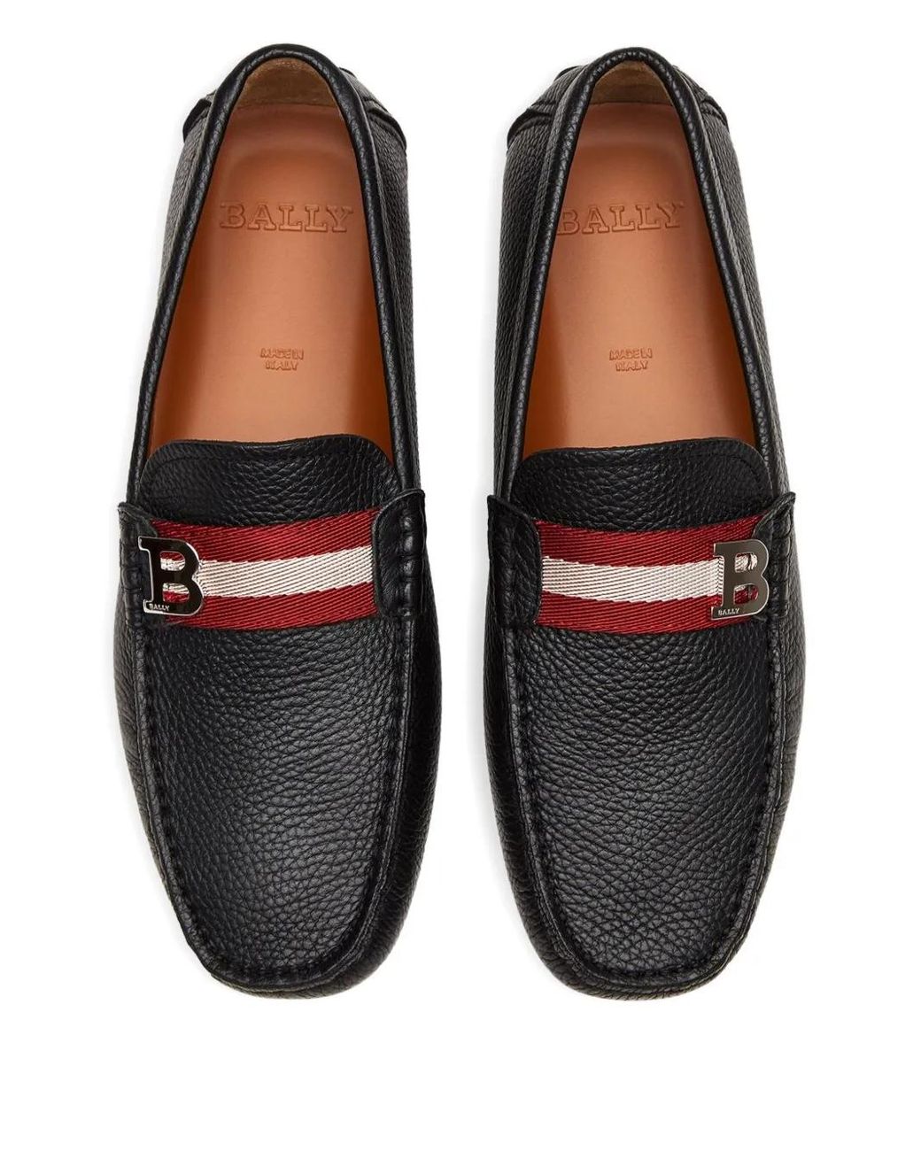 Bally Black Leather Loafers for men