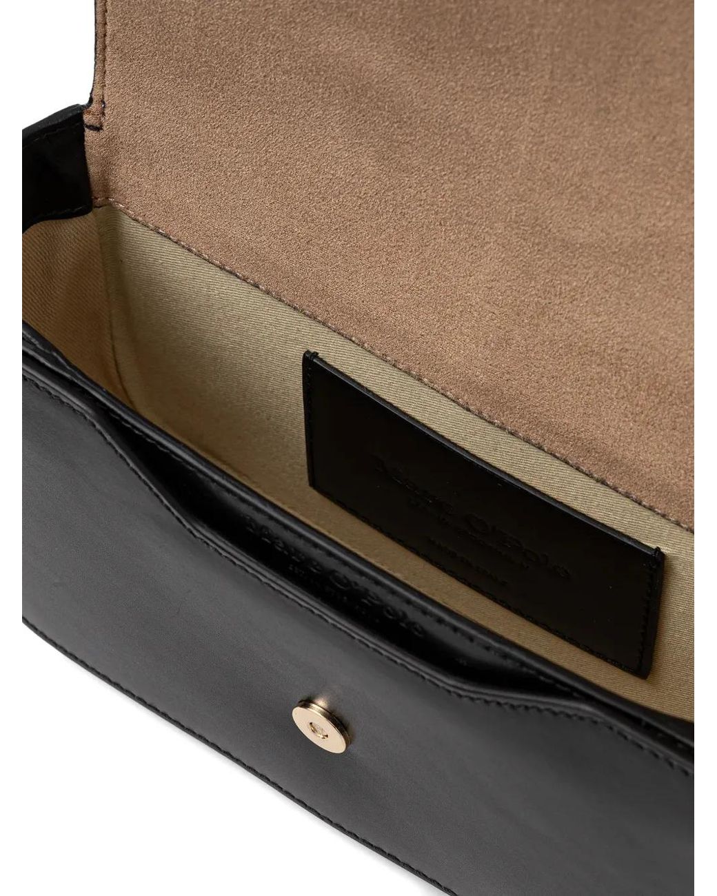 Marc O' Polo Black Rectangular Leather Cross Body Bag