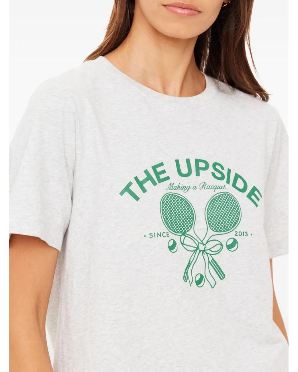 T-Shirt Casey Con Stampa di The Upside in Green