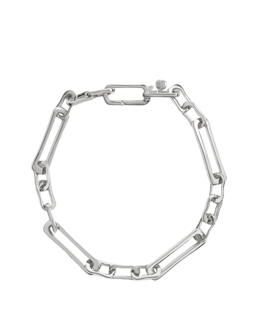 Monica Vinader White Mv Alta Duo Bracelet