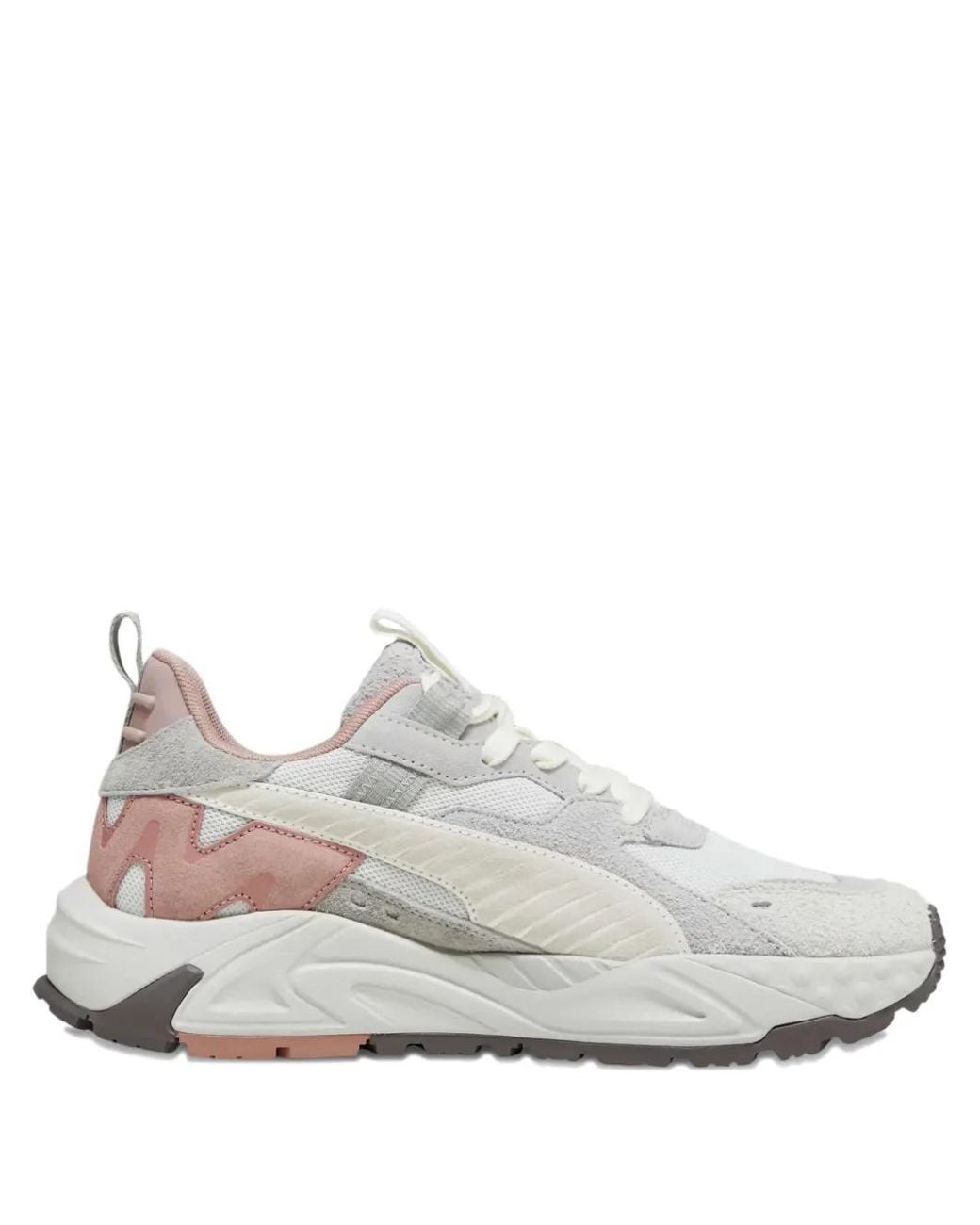 PUMA White Rs-Trck New Horizon Low-Top Sneakers for men
