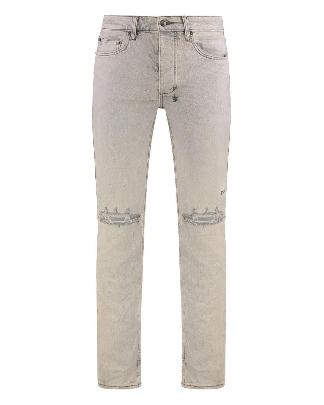 Vaqueros Con Efecto Envejecido Ksubi de hombre de color Gray