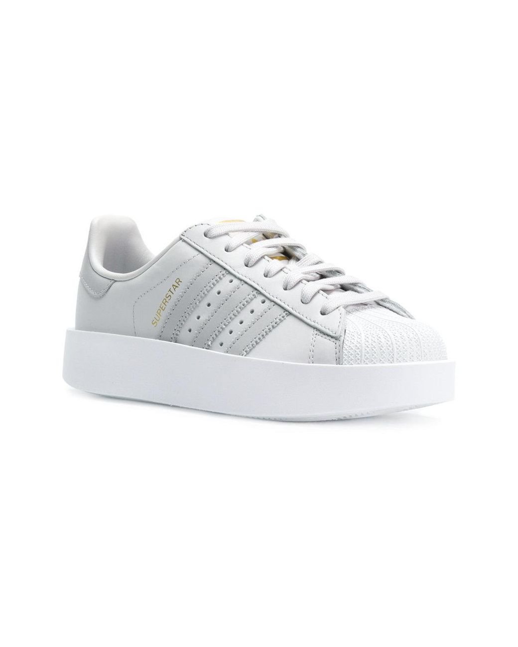 adidas Superstar Bold Platform Sneakers in White | Lyst