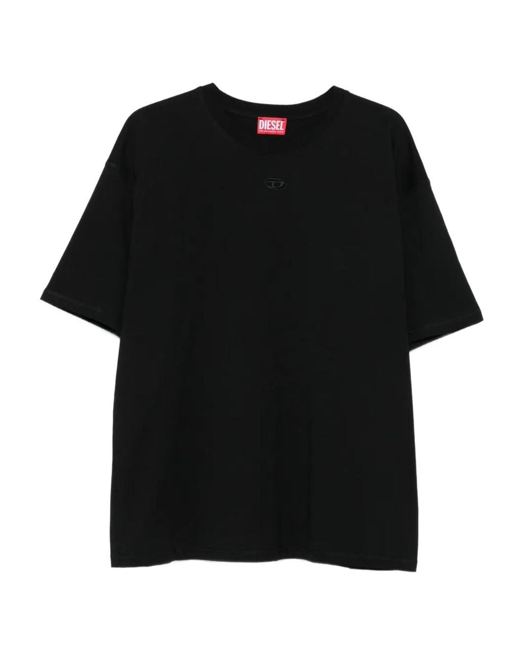 DIESEL Black T-Lucien-Ihbi Maglietta for men