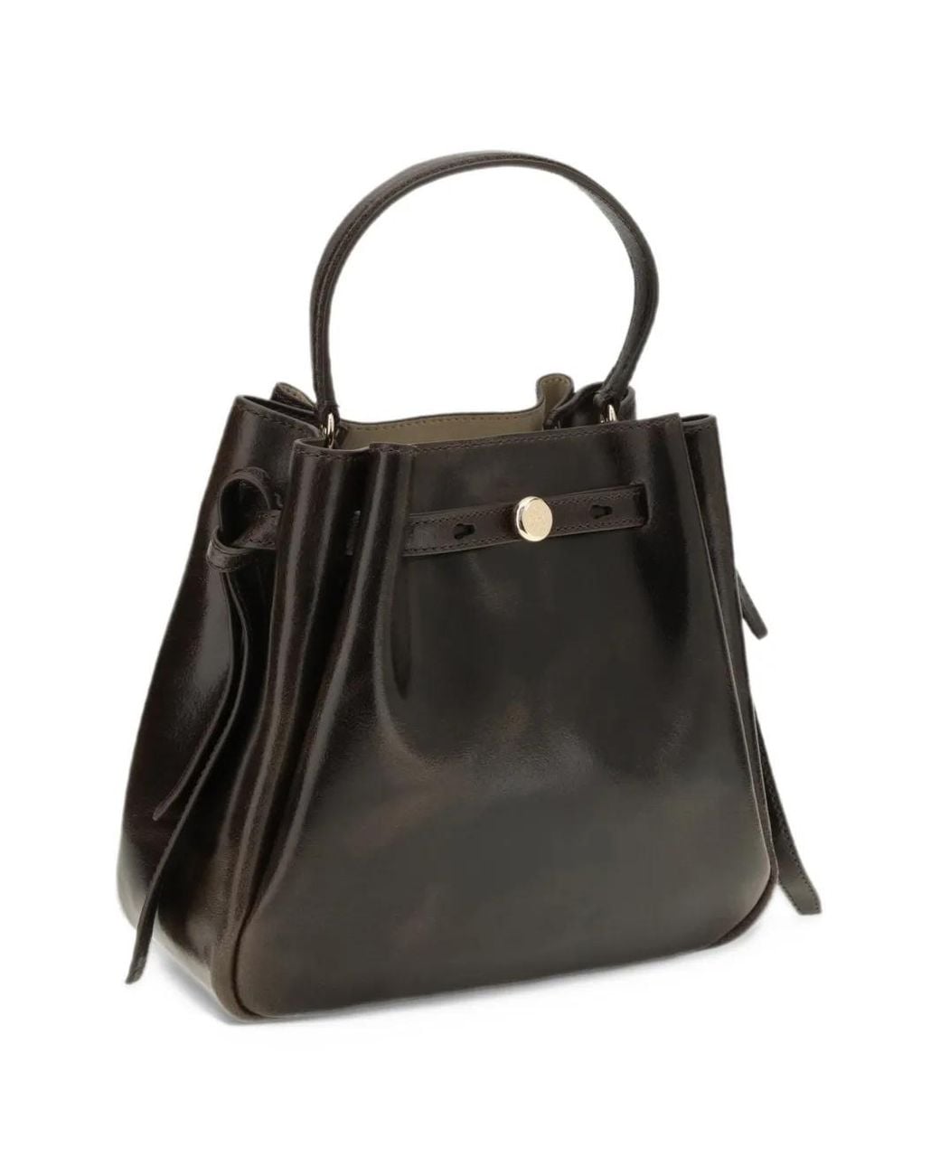 Tory Burch Black Romy Distressed Bucket Bag