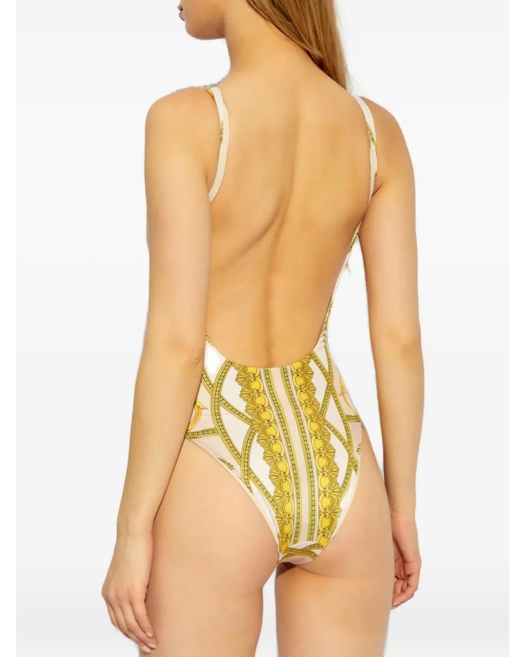 Versace Metallic La Coupe Des Dieux Swimsuit
