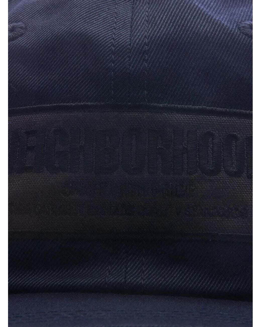 Neighborhood Blue Logo-Detail Baseball Cap for men