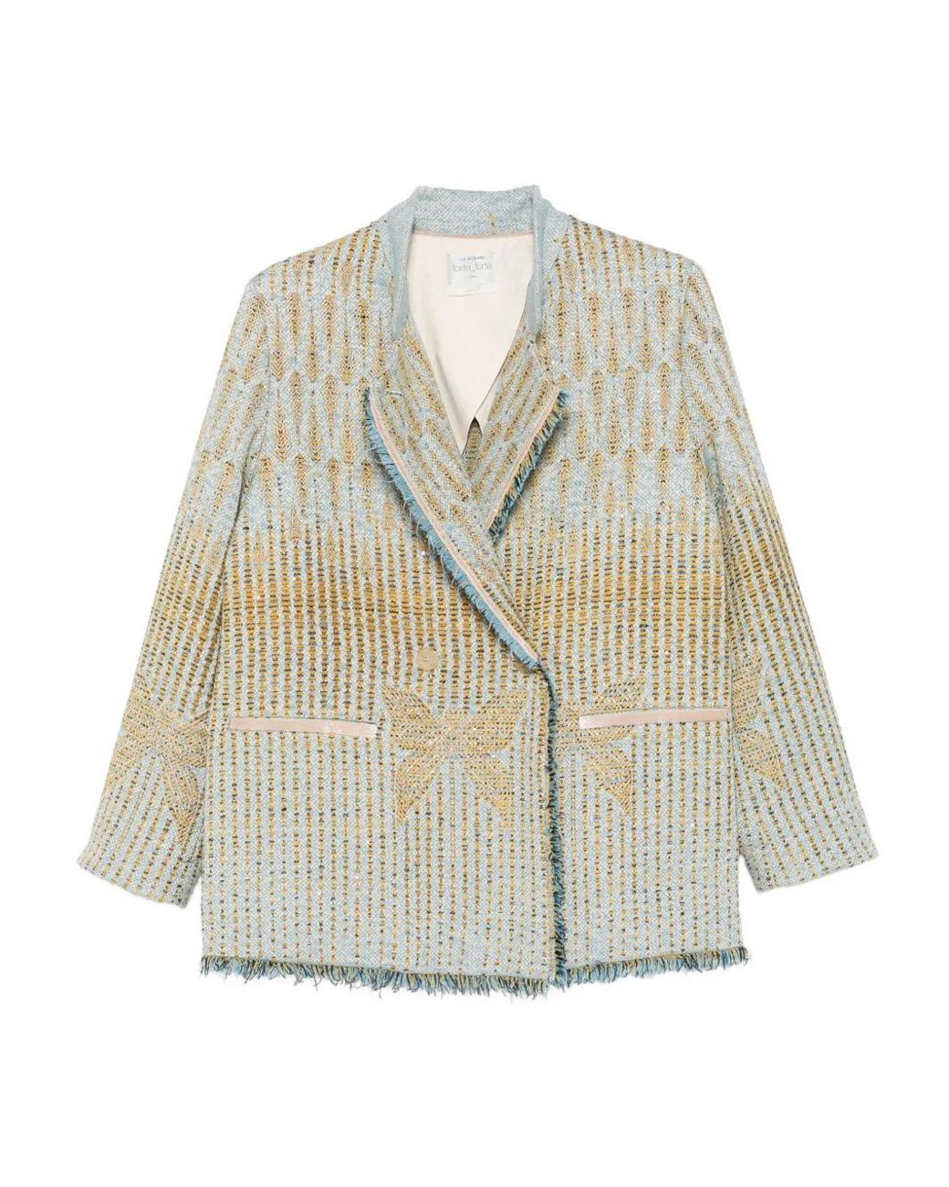 Forte_forte White Double-Breasted Jacket
