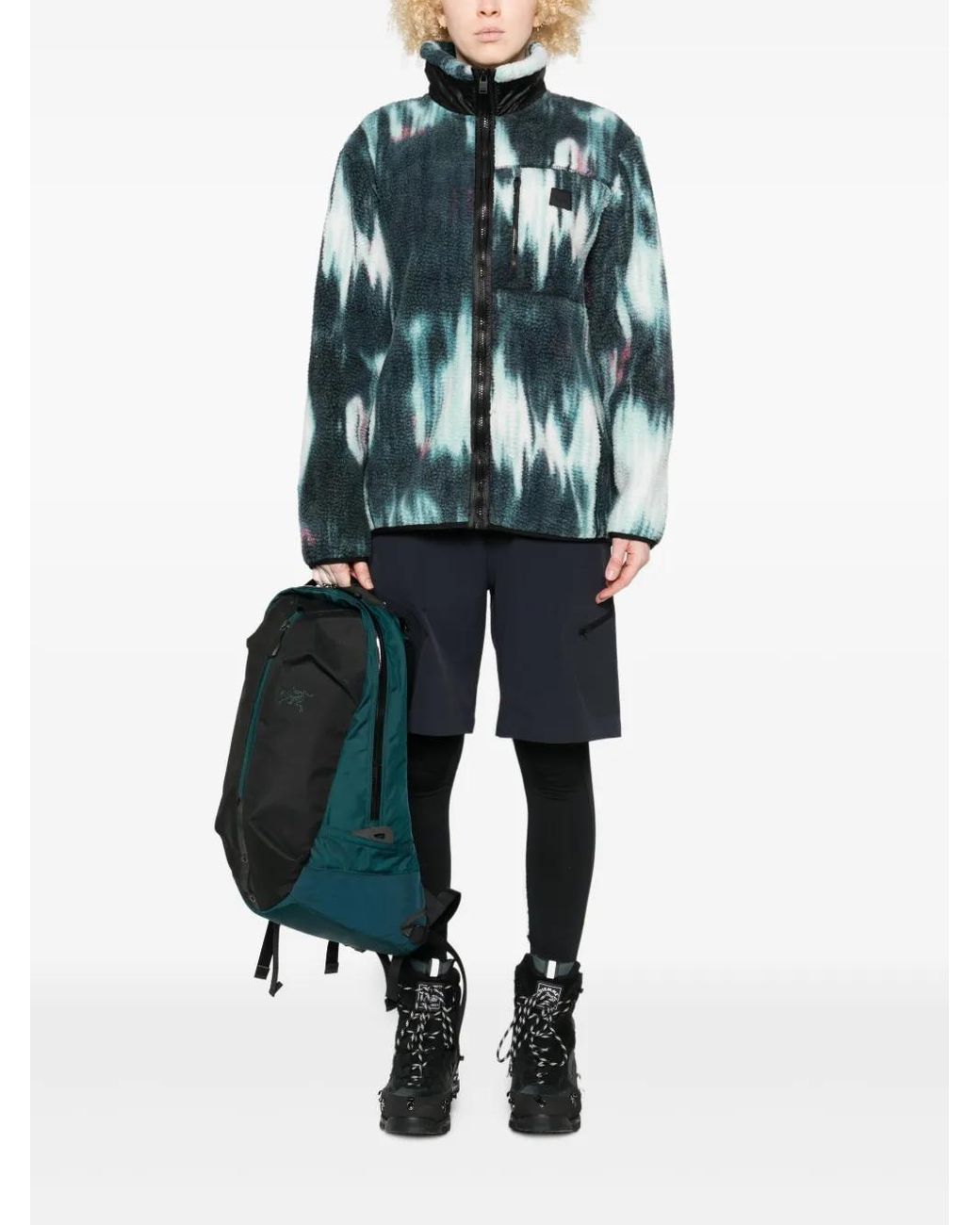 Rains Green Tie-Dye Jacket